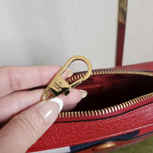 Gucci Canvas Sylvie Stripe Mini Ophidia Crossbody Bag - Picture 10 of 14